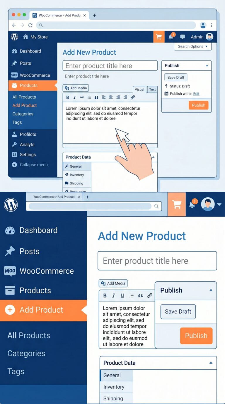 Adding Your First Product – Simple, Variable, and Digital Downloads
