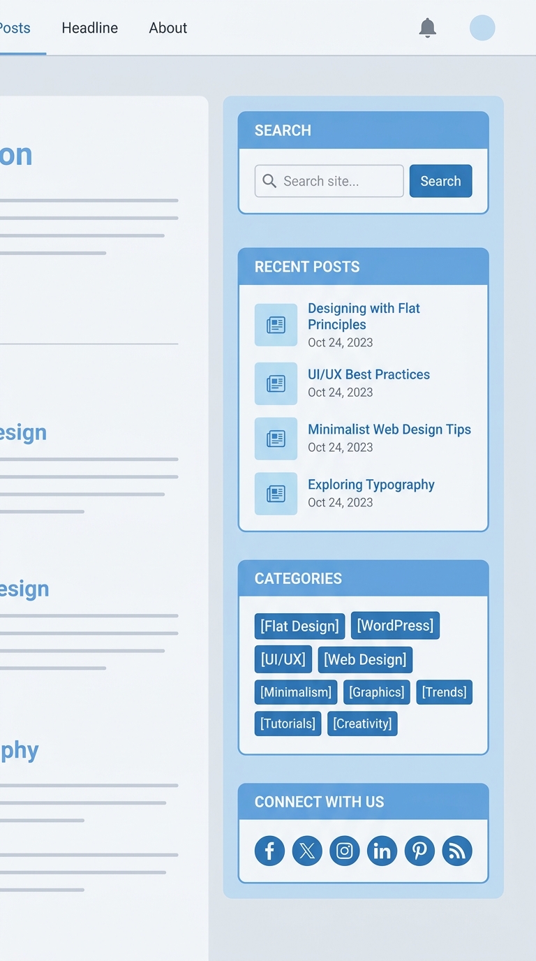 Widget Blocks in Gutenberg – Archives, Calendar, Latest Posts, Search, Social Icons & More