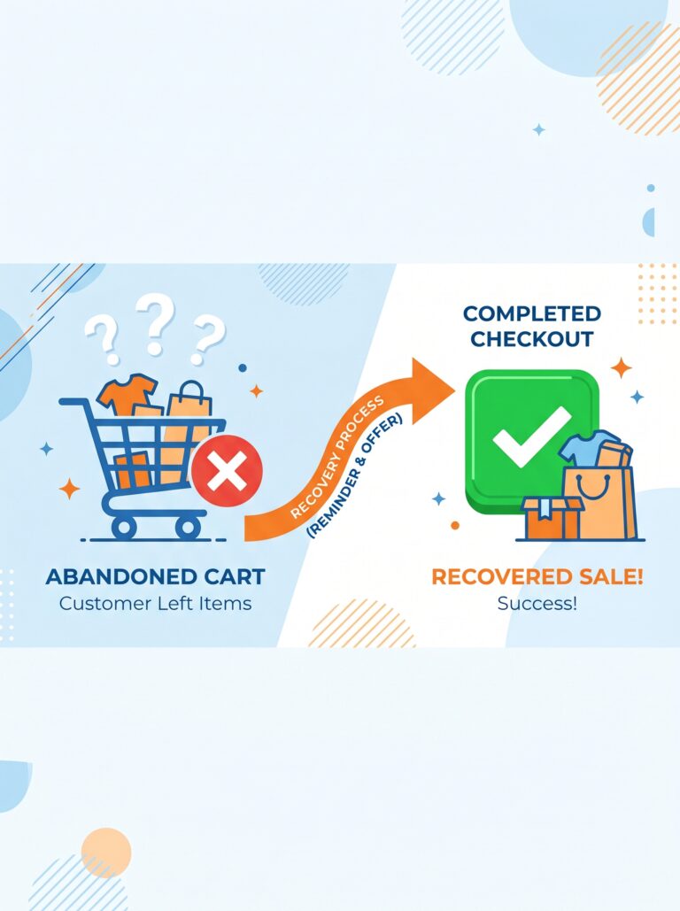 Abandoned Cart Recovery – Bringing Back Customers Who Almost Left