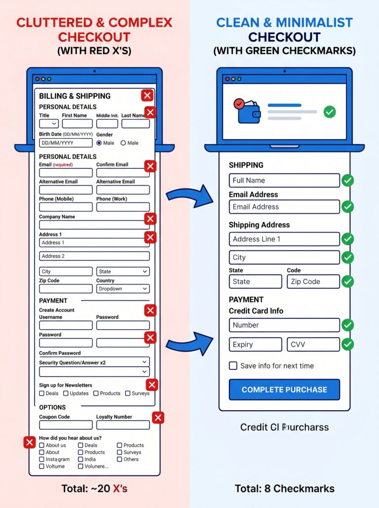 Optimising Checkout for Digital Products – Removing Shipping Fields, One‑Page Checkout & Conversion Tips